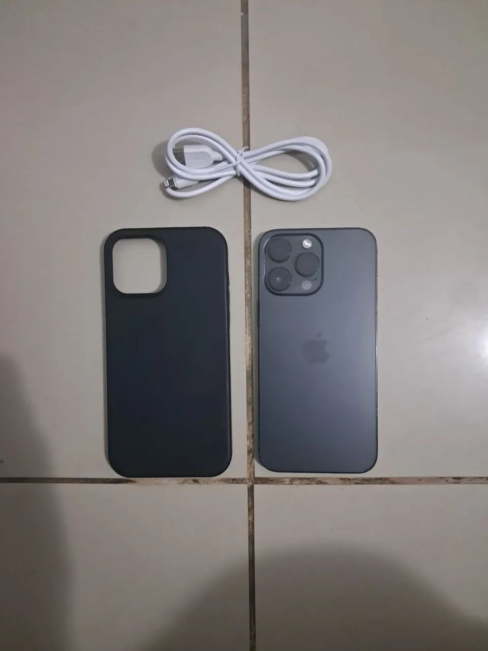 Iphone 14 pro max 86% 128gb completo original - Celulares e