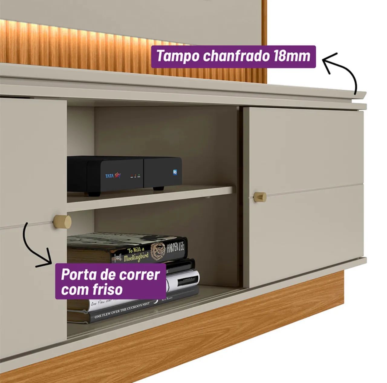 Painel Home Elegance com LEDGE  - Foto 2