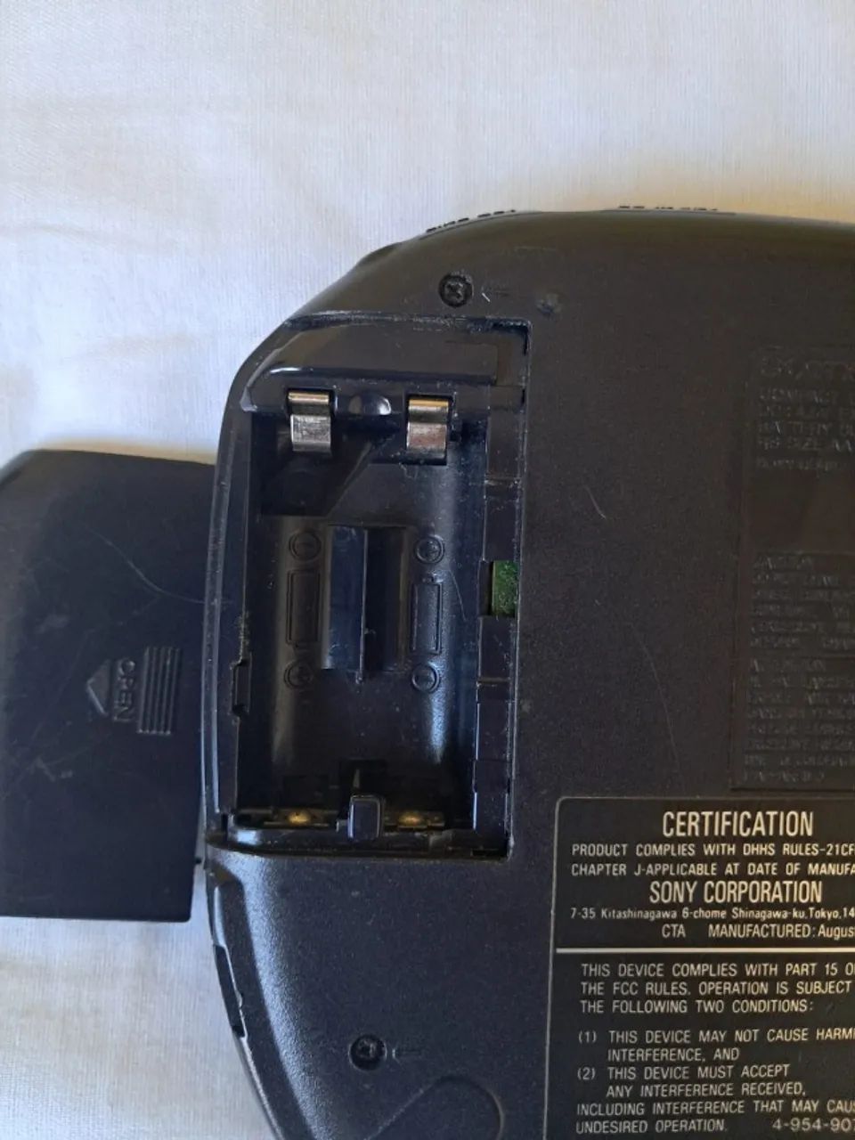Discman Sony D-151 Original e Funcionando - Foto 4