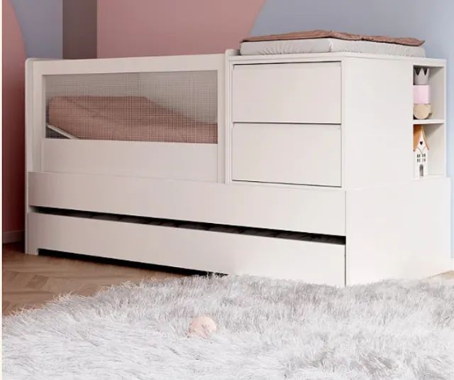 Berço Cama Multifuncional 7 em 1 Sol e Mar Divicar - Foto 2