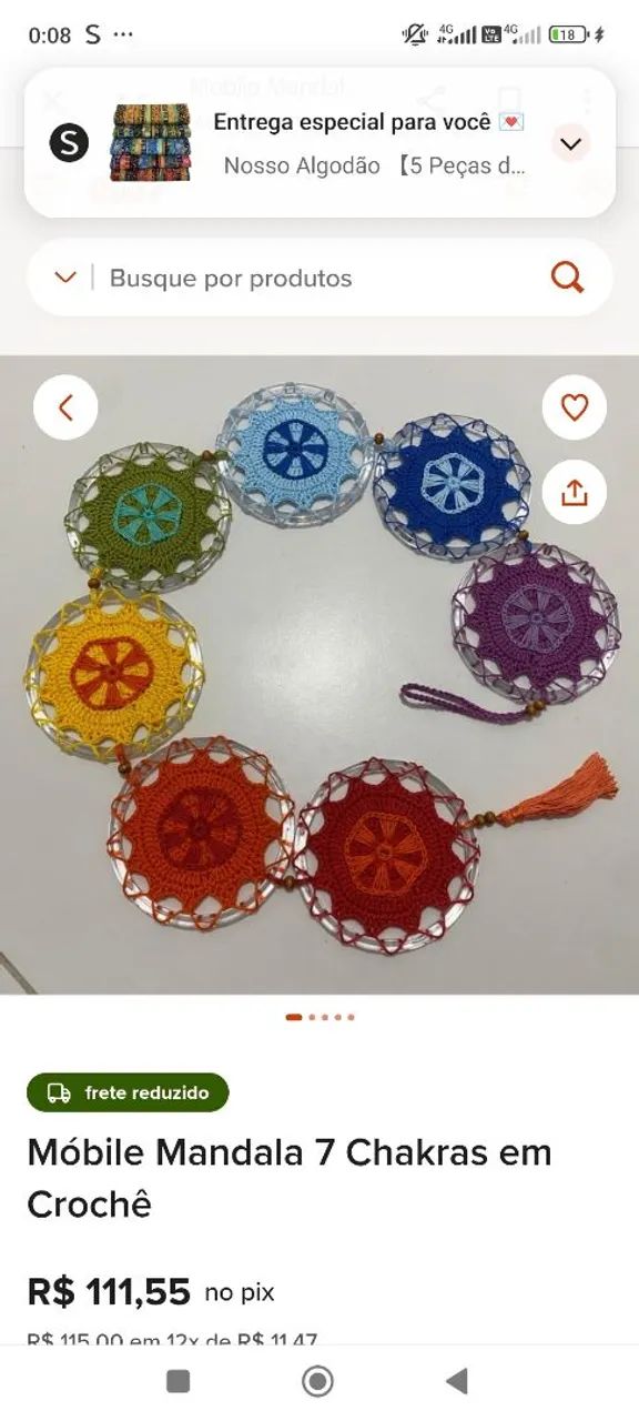 MÓBILE 7 CHAKRAS.