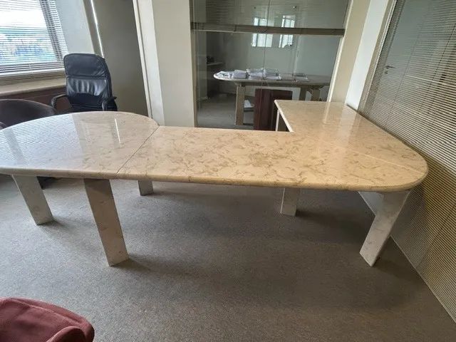 mesa de marmore crema marfil - Foto 2