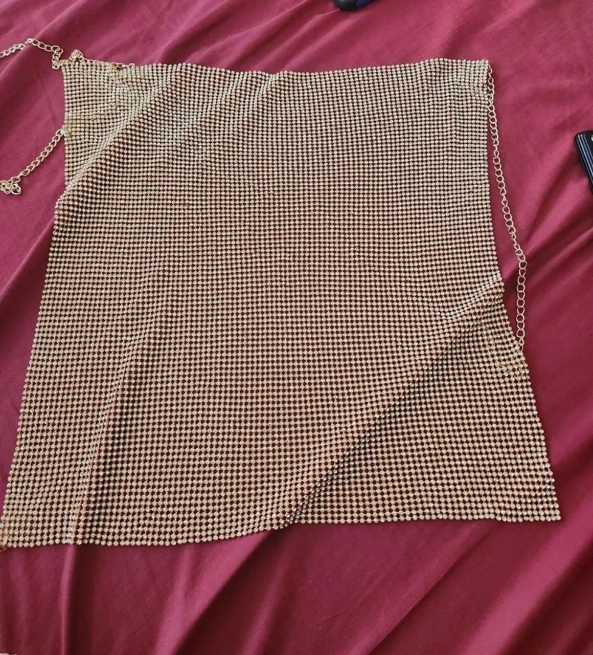 Cropped dourado de metal  - Foto 5