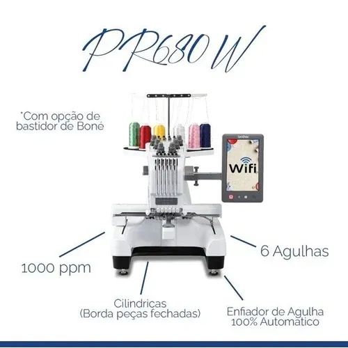 Máquina de bordar / brother pr 680w 