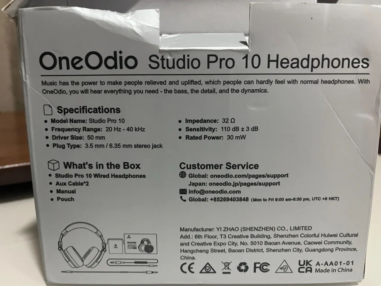 Fone OneOdio studio pro 10 novo  - Foto 2