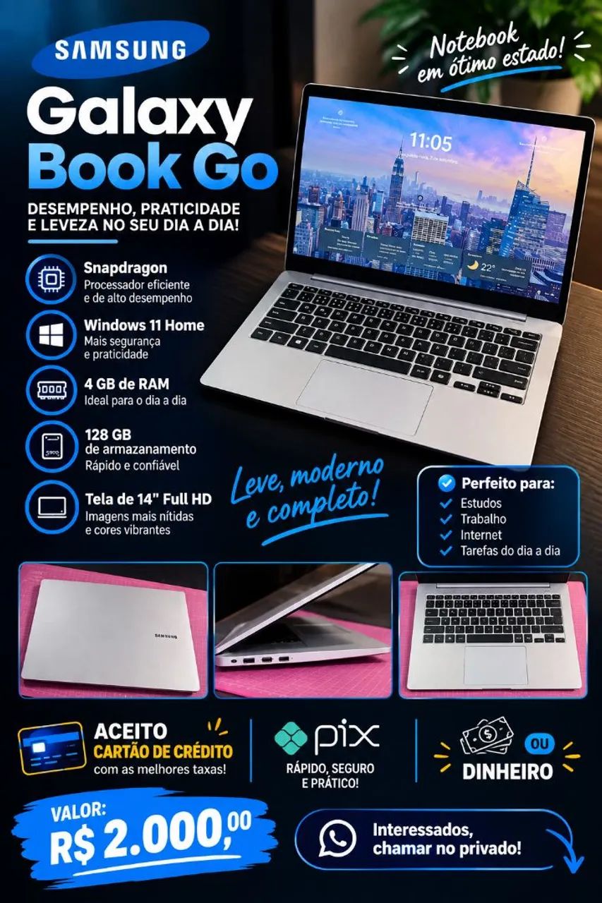Vendo notebook 