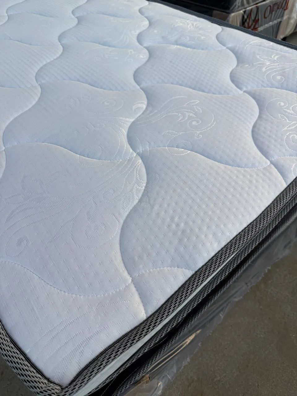 Cama box Solteiro molas ensacadas base + colchao separado em Promoção! - Foto 3