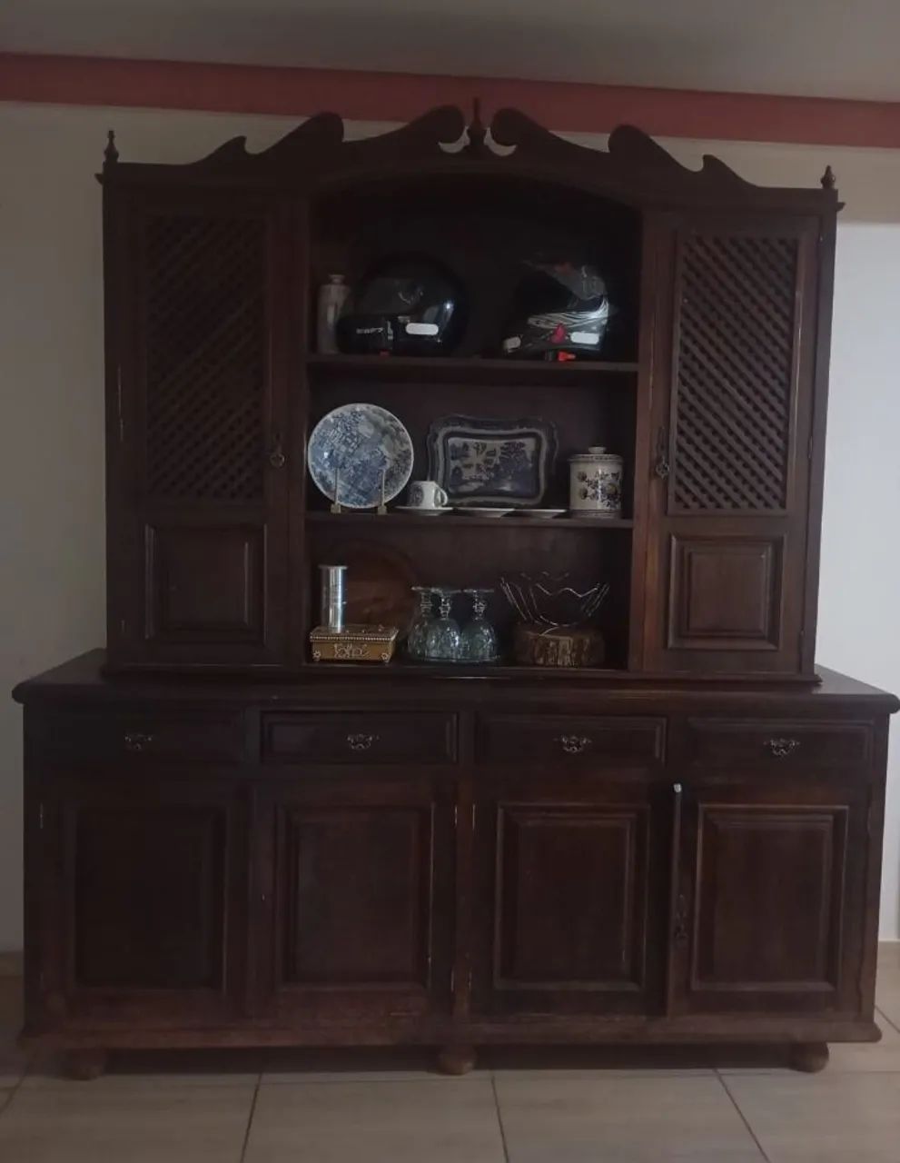 Vendo Jogo de armário e mesa Rústico  - Foto 2