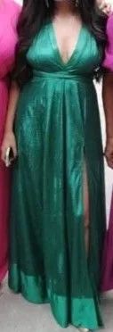 Vestido verde Splash lindíssimo tamanho P - Foto 2