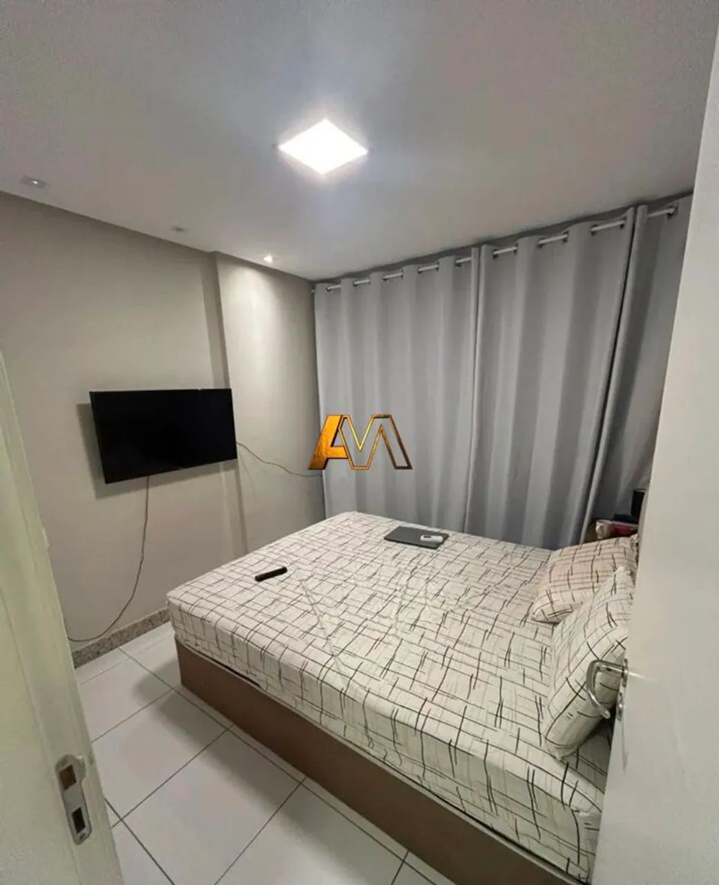 QUARTO E SALA COM VARANDA EM ALPHAVILLE - Foto 5