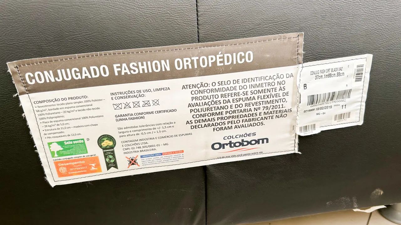 Bicama box conjugado Ortobom - Cama de Solteito com cama auxiliar - Foto 4