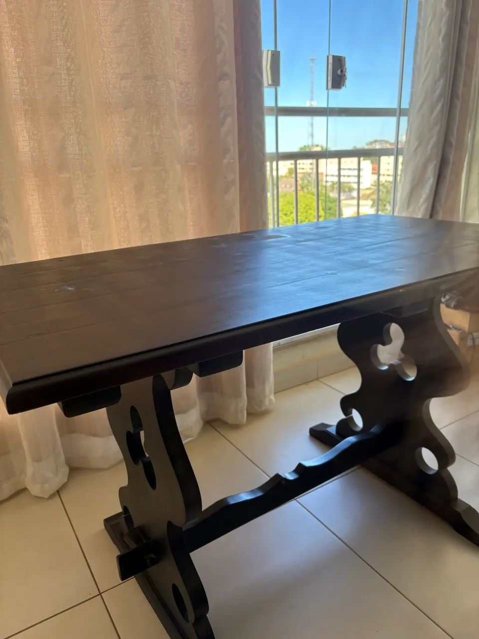Mesa de 4 lugares madeira maciça  - Foto 3
