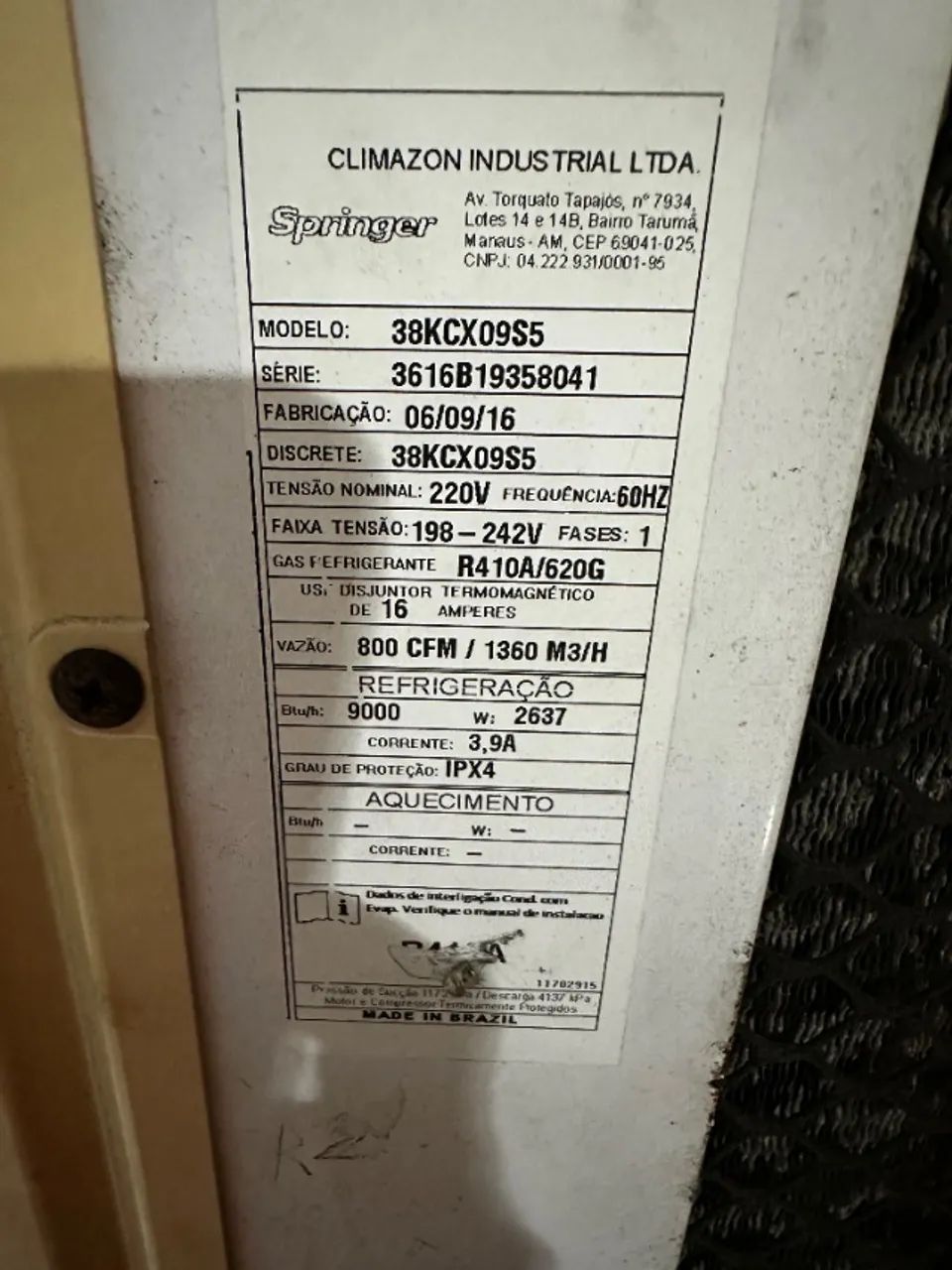 Condensadora com Defeito para retirada de peças ou conserto - Foto 3