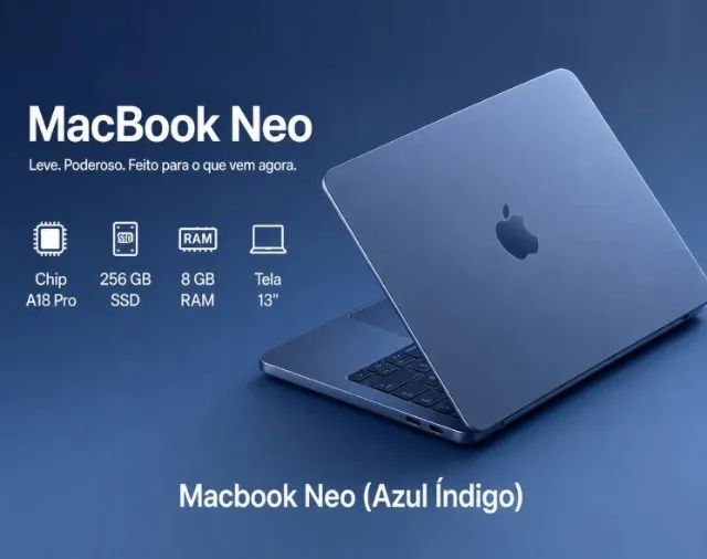 MacBook Neo 13" A18 Pro 8GB 256GB - Foto 3