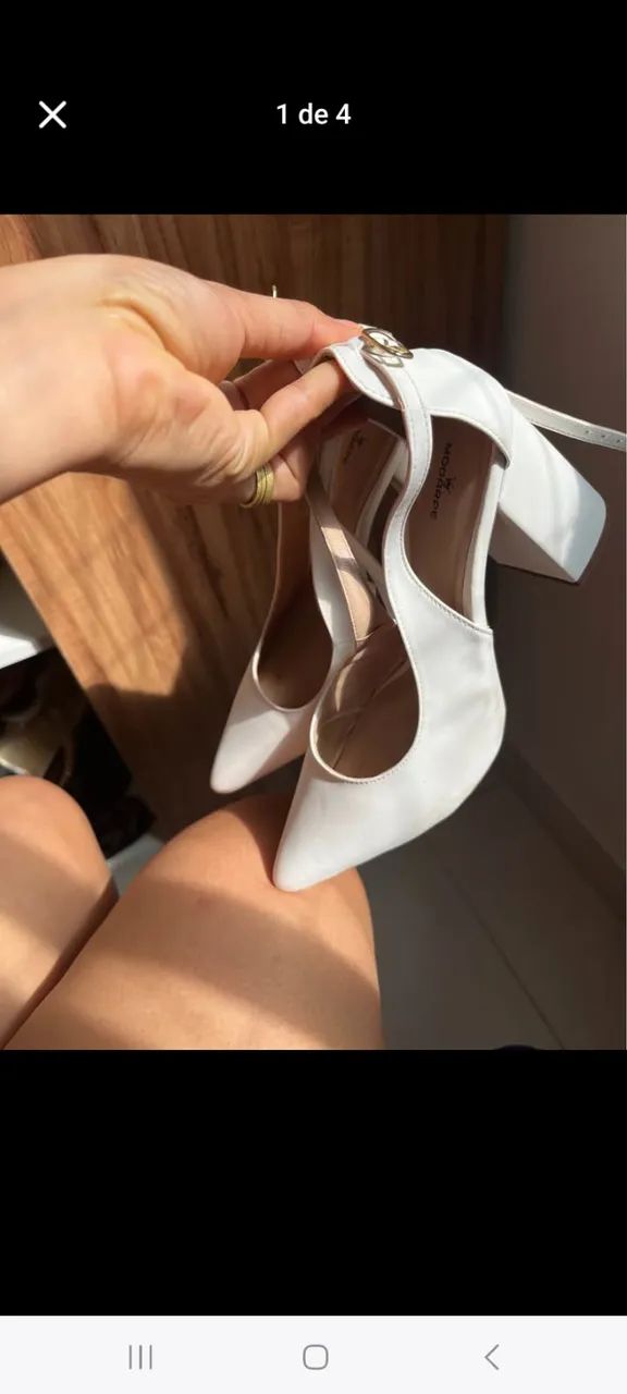Sapato Scarpin branco
