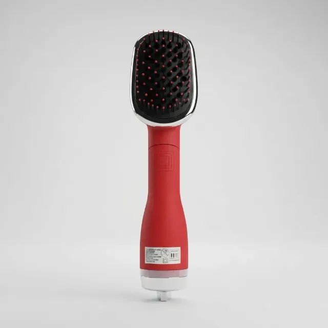 2 em 1 secador de cabelo e escova alisadora Vermelho 127V - Foto 2