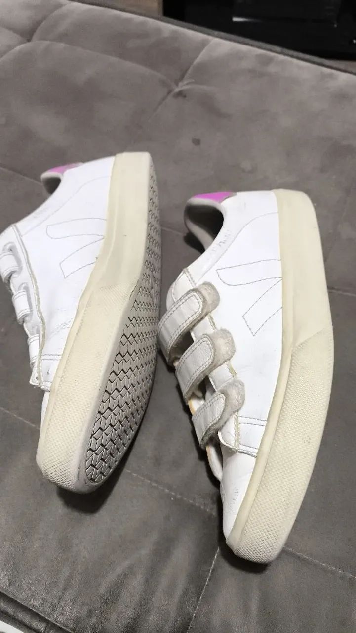 Tenis Vert Branco e Rosa N° 37 - Foto 2