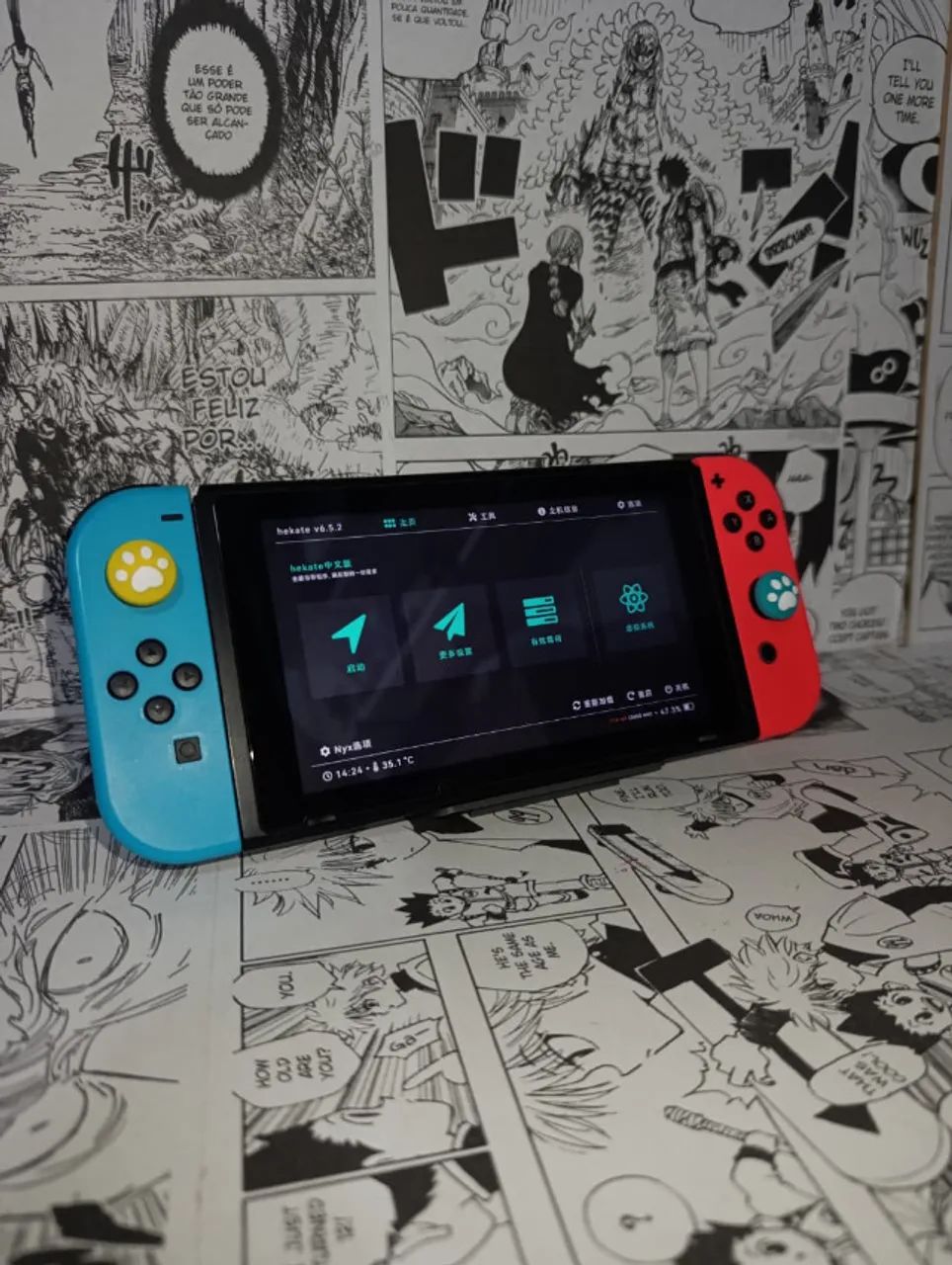OPORTUNIDADE | Nintendo Switch V1 Completo LOTADO de Jogos