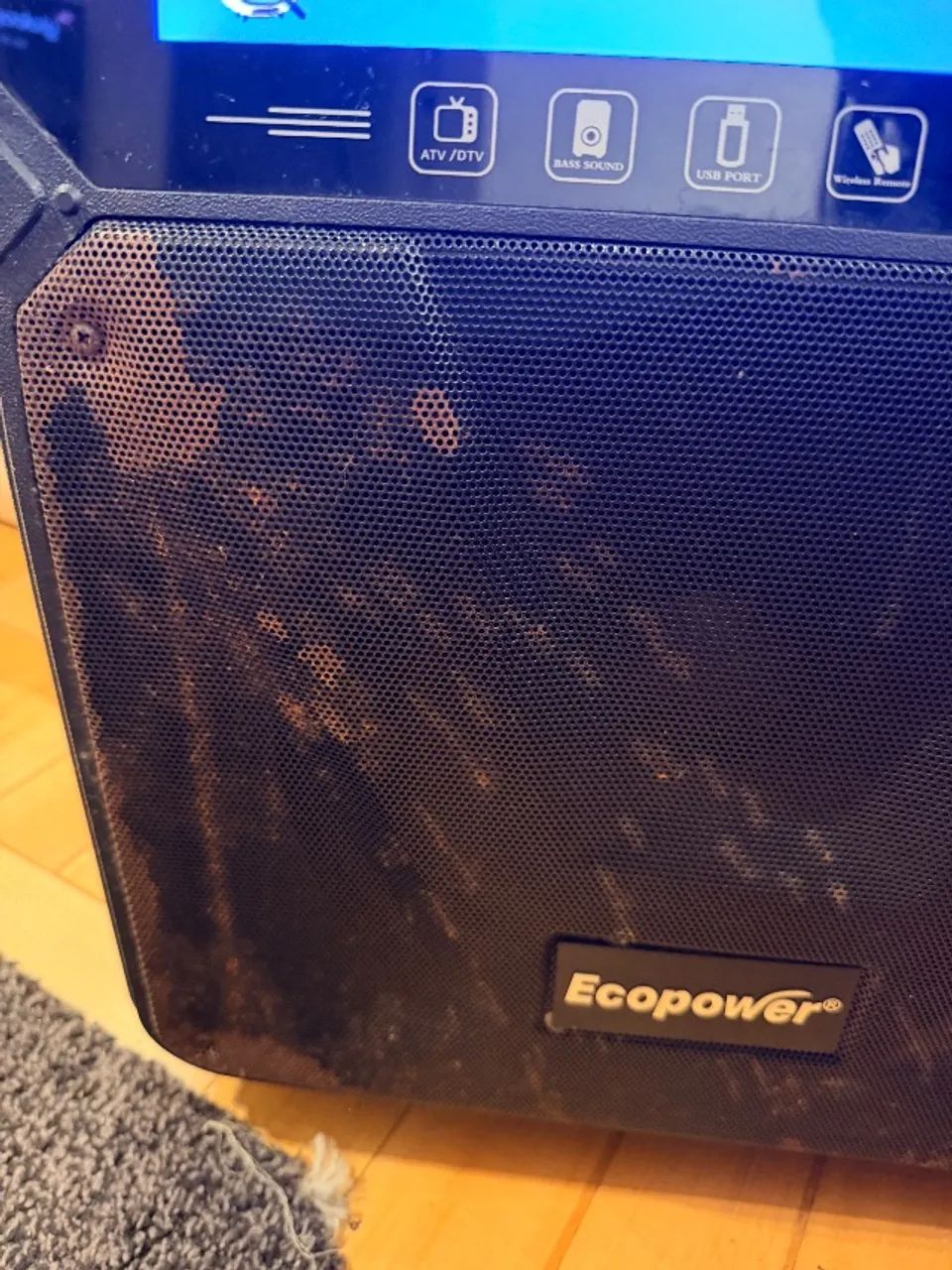 Caixa de Som Ecopower EP-S606 com Tela, Bluetooth, HDMI e USB - Foto 3