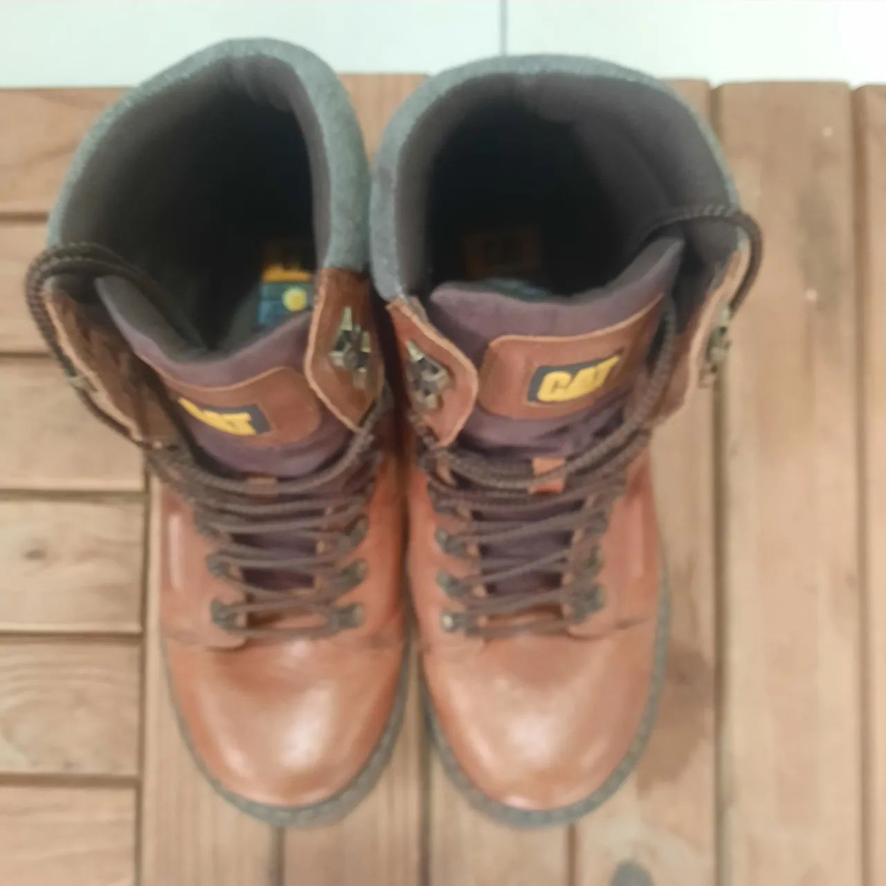 Bota caterpillar original de couro  - Foto 4