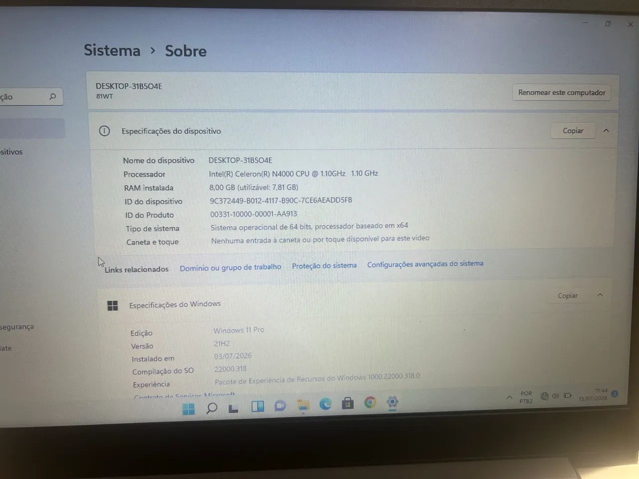 Notebook Lenovo  - Foto 4