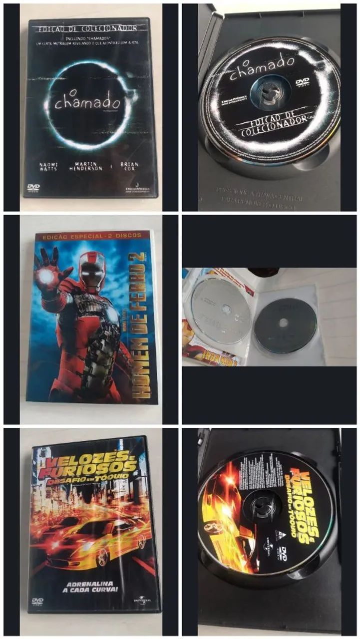 Kit 16 filmes DVD+2 cds.  - Foto 4