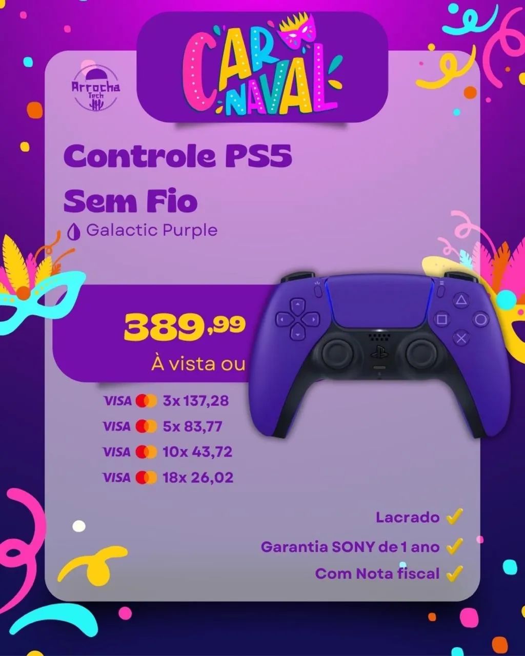 Controle PS5 Dualsence  - Foto 3