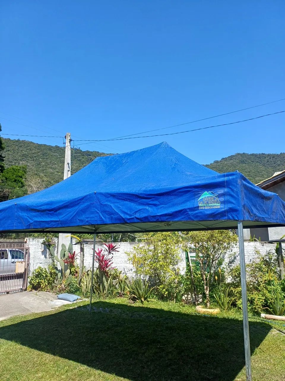 TENDA SANFONADA 4,5 x 3,0 metros
