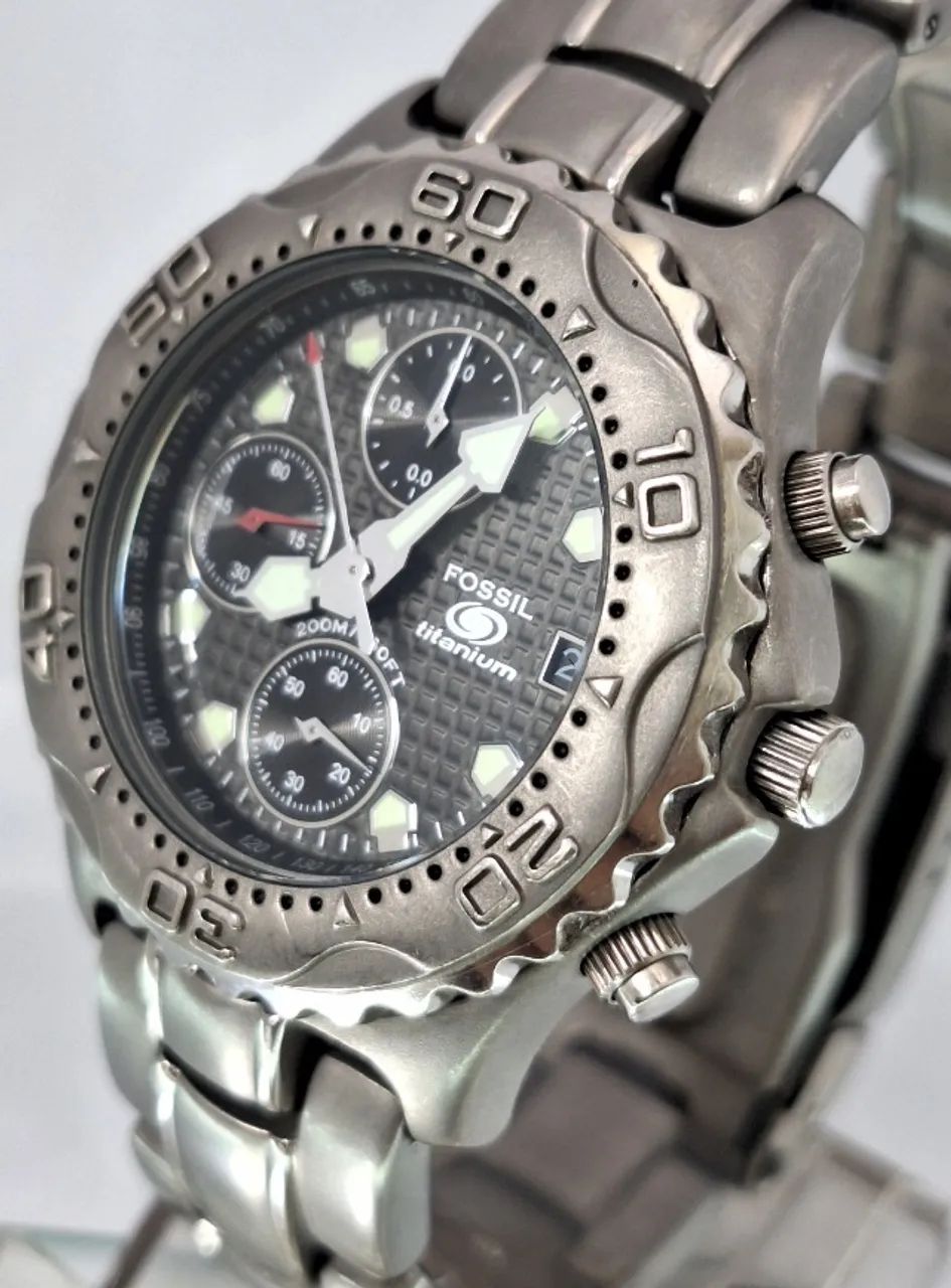 Relógio Fossil Blue Titanium  - Foto 5