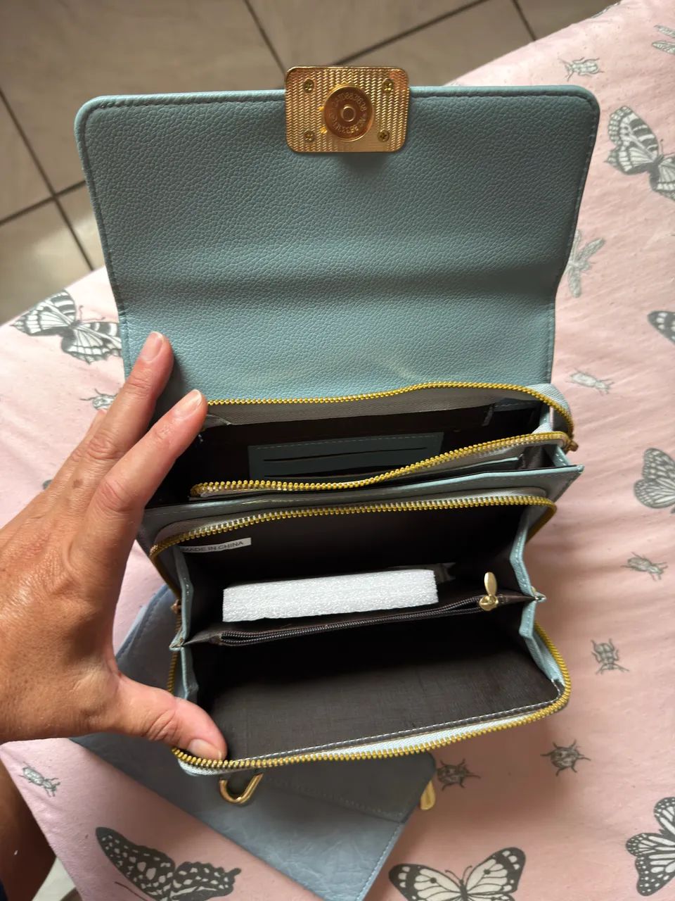 Bolsa com carteira nunca foi usada - Foto 2