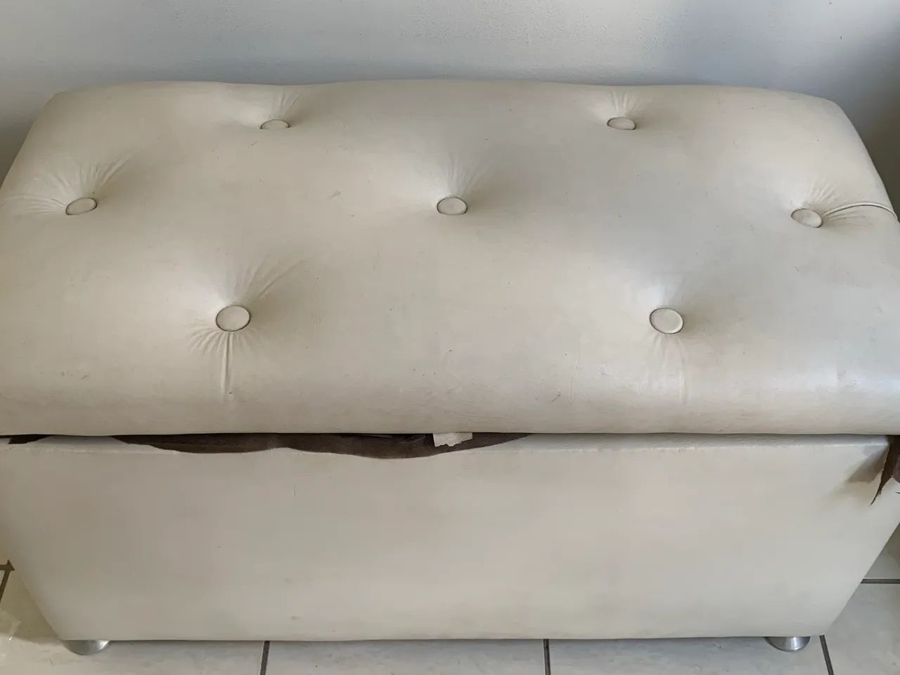Puff baú de casal