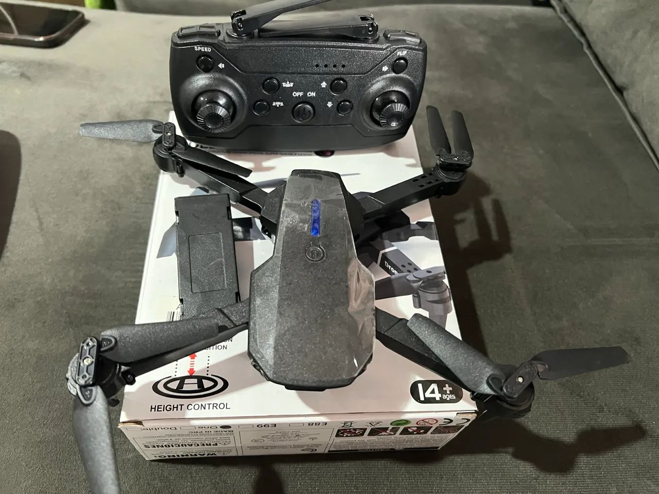 Drone E88 (novo, lacrado) - Foto 2