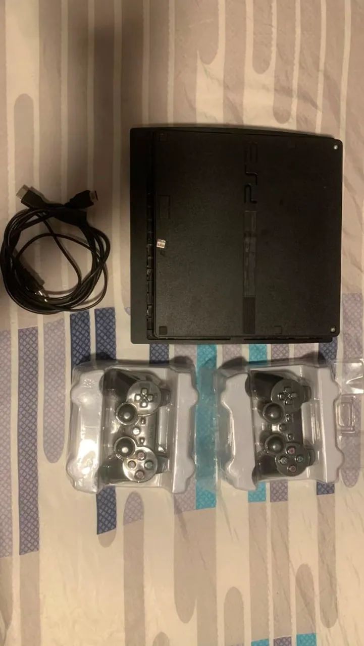 Vendo PS3 SLIM desbloqueado com loja de jogos - Foto 3