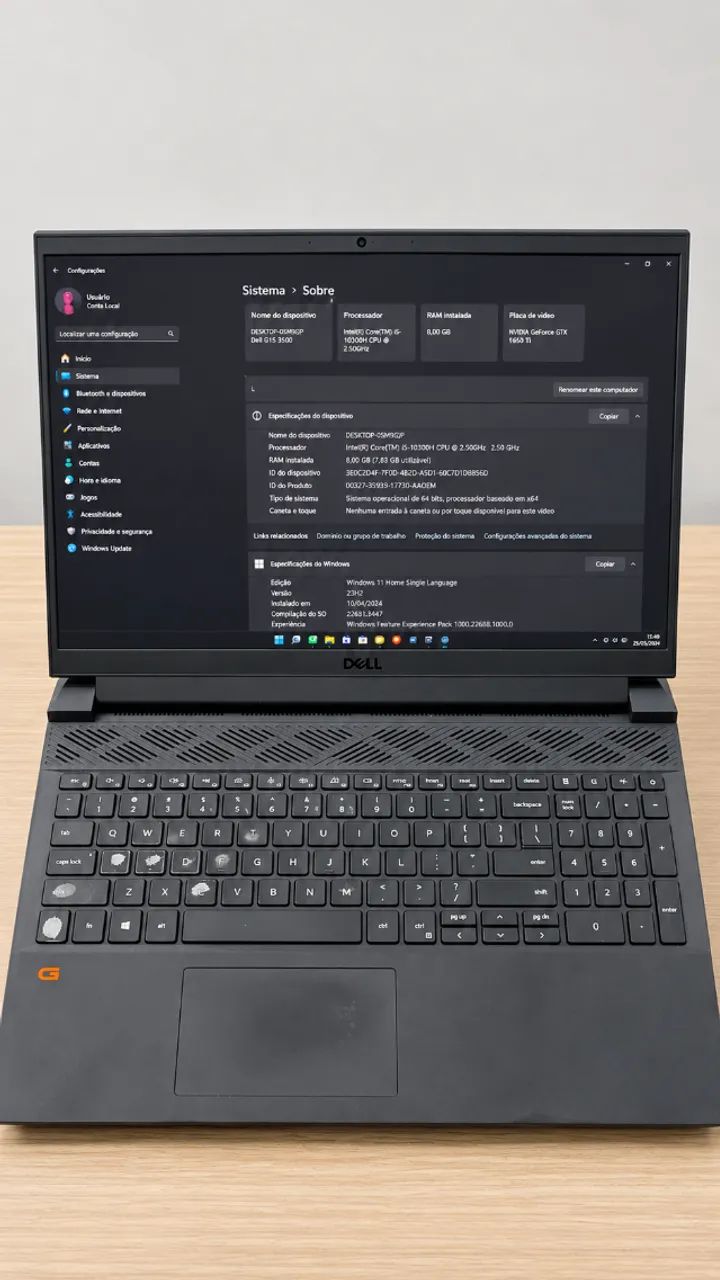 Dell G15 5515 Ryzen 7 5800H | RTX 3060 6GB | 16GB RAM | SSD 512GB