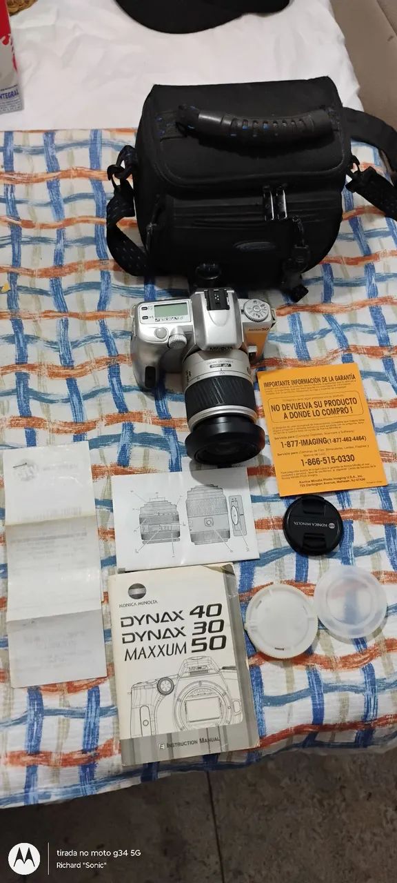 Câmera analógica Minolta Maxxxum 50 - Foto 5
