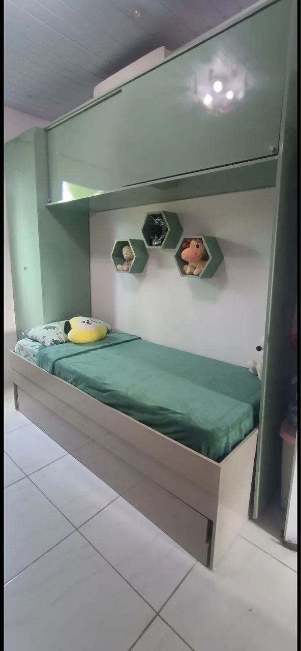 Bicama com baú e colchão  - Foto 2