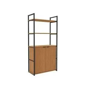 Estante Alta para Livros com 2 Portas DIVIDIMOS EM ATÉ 10X SEM JUROS - Foto 2