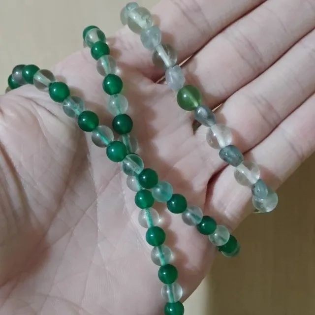 Conjunto Colar e pulseira pedras naturais