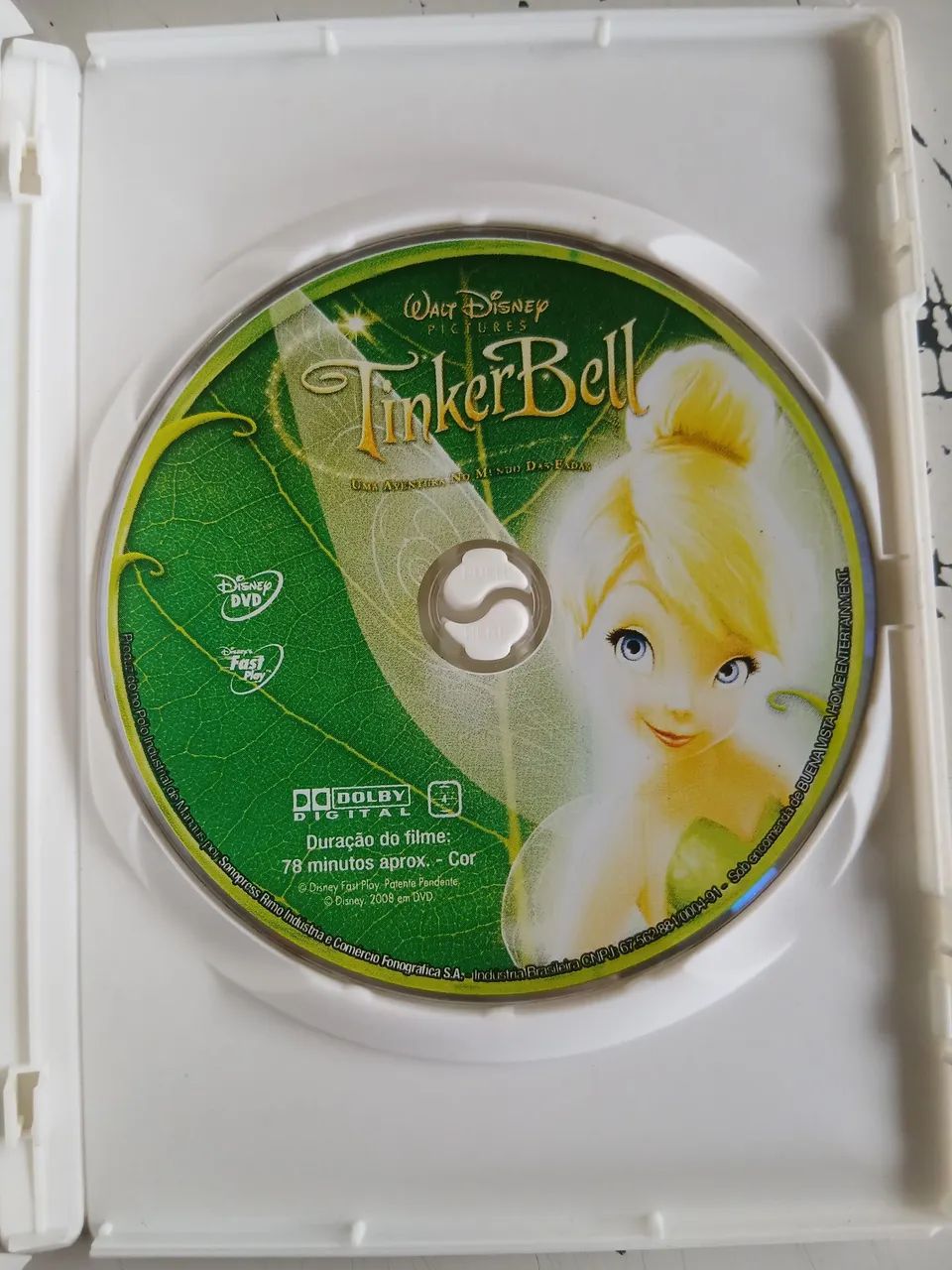 DVD Tinker Bell Uma Aventura no Mundo das Fadas - DVD, Blu-Ray e