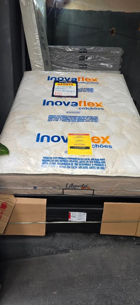 Colchão de molas ensacadas + cama box baú  - Foto 4