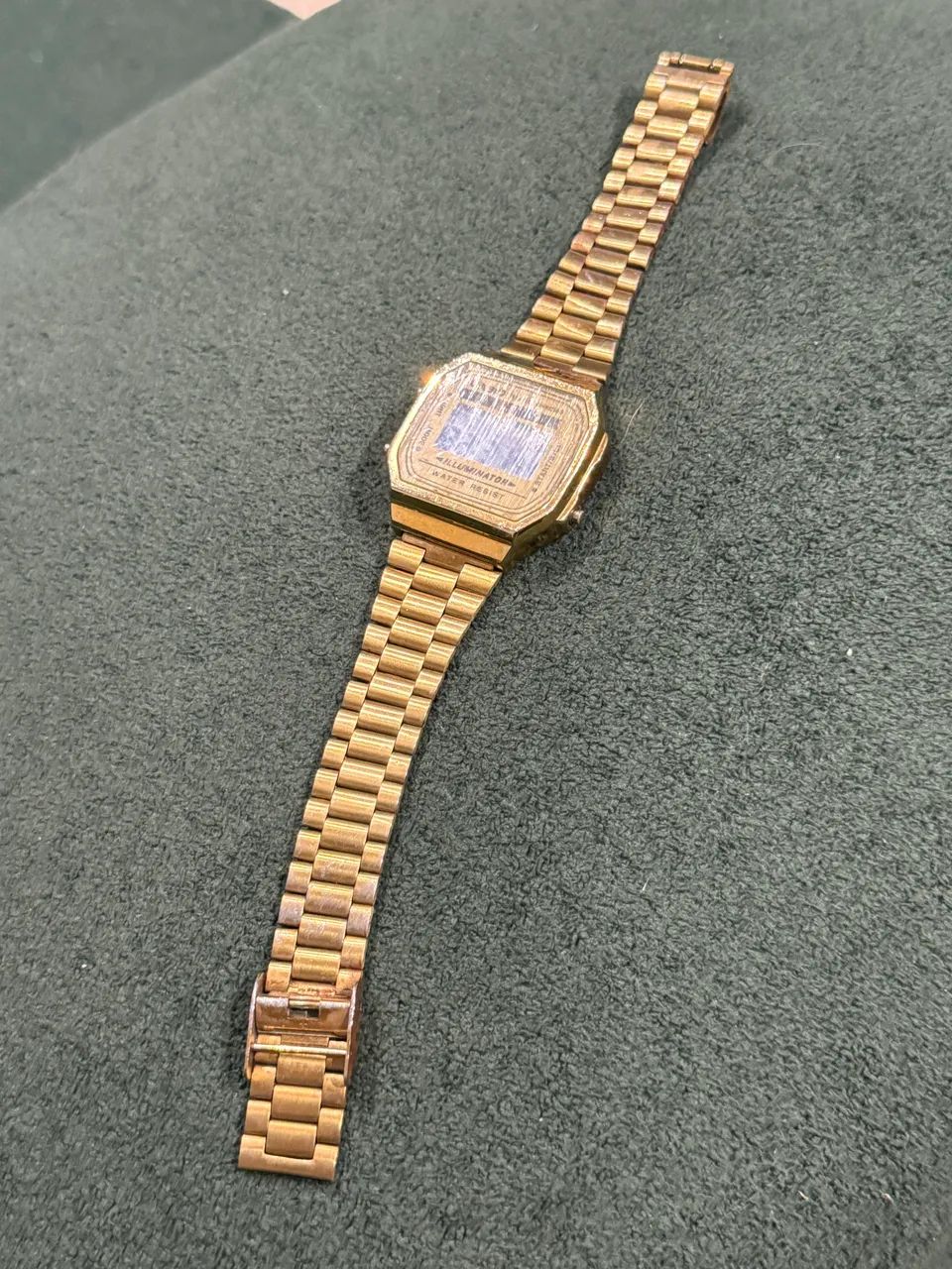 Relógio Casio Clássico Dourado Digital - Foto 3