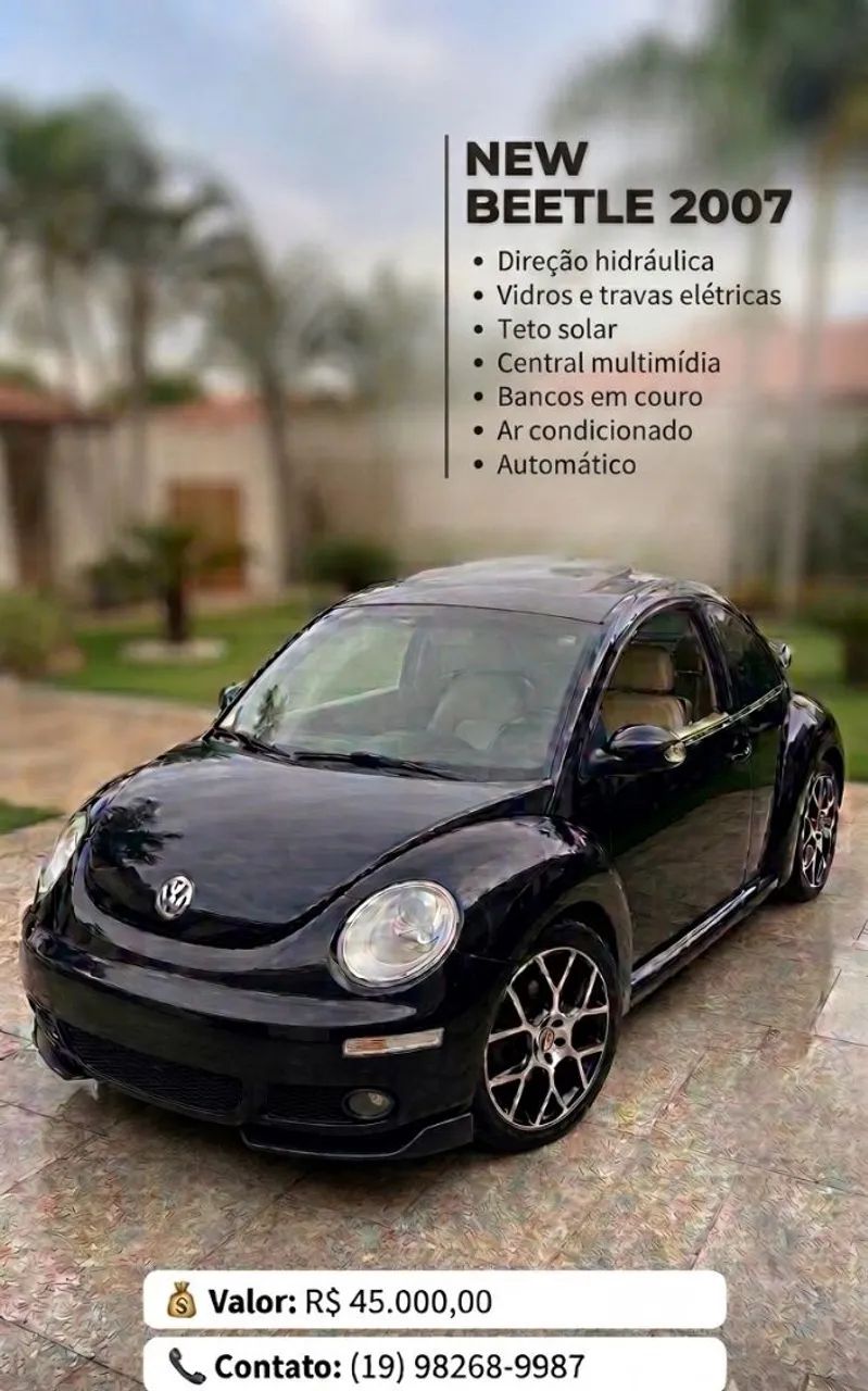 Volkswagen New Beetle New Beetle 2.0 Mi Mec./Aut. 2007
