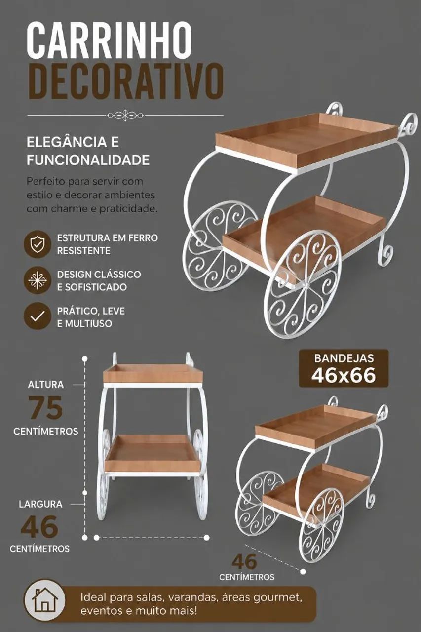 Carrinho decorativo 