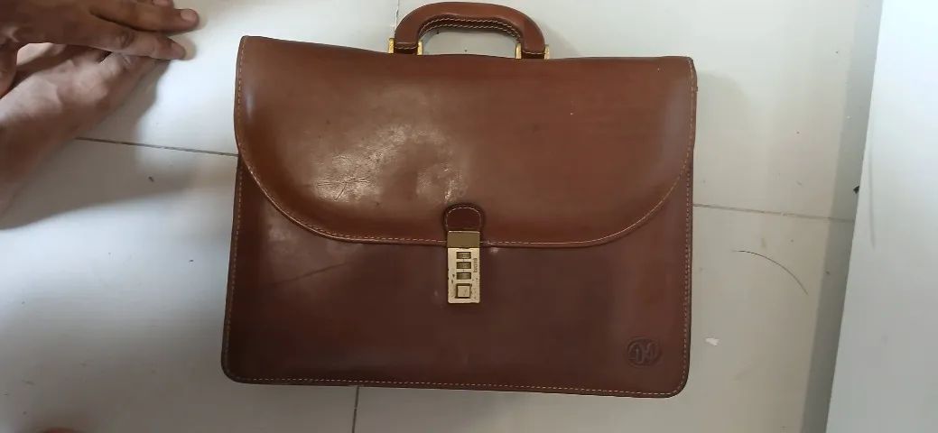Lote 4 Pastas Executivas Vintage E Couro Legítimo (Brami E Outras)