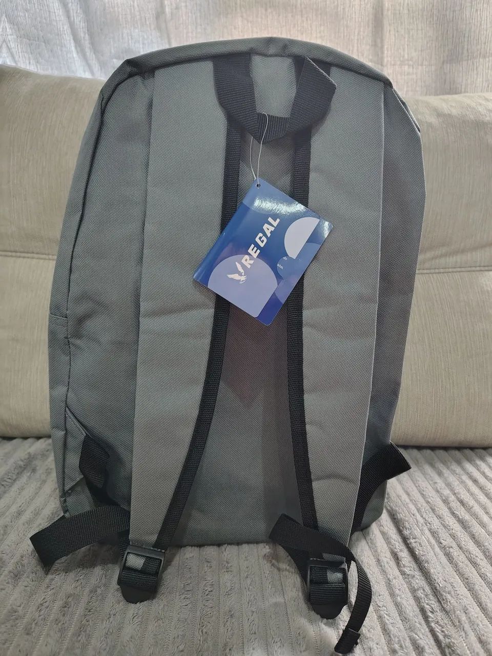 Mochila Regal nova cinza ou Azul Marinho  - Foto 3