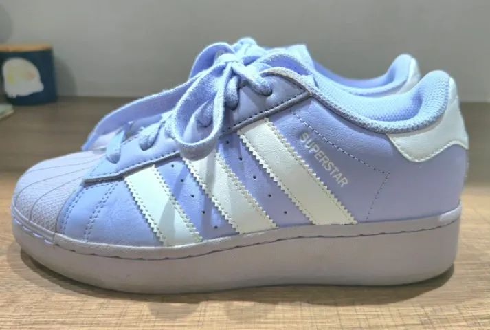 Adidas Superstar Feminino Original Lilás Lavanda - 7.5 US / 37-38