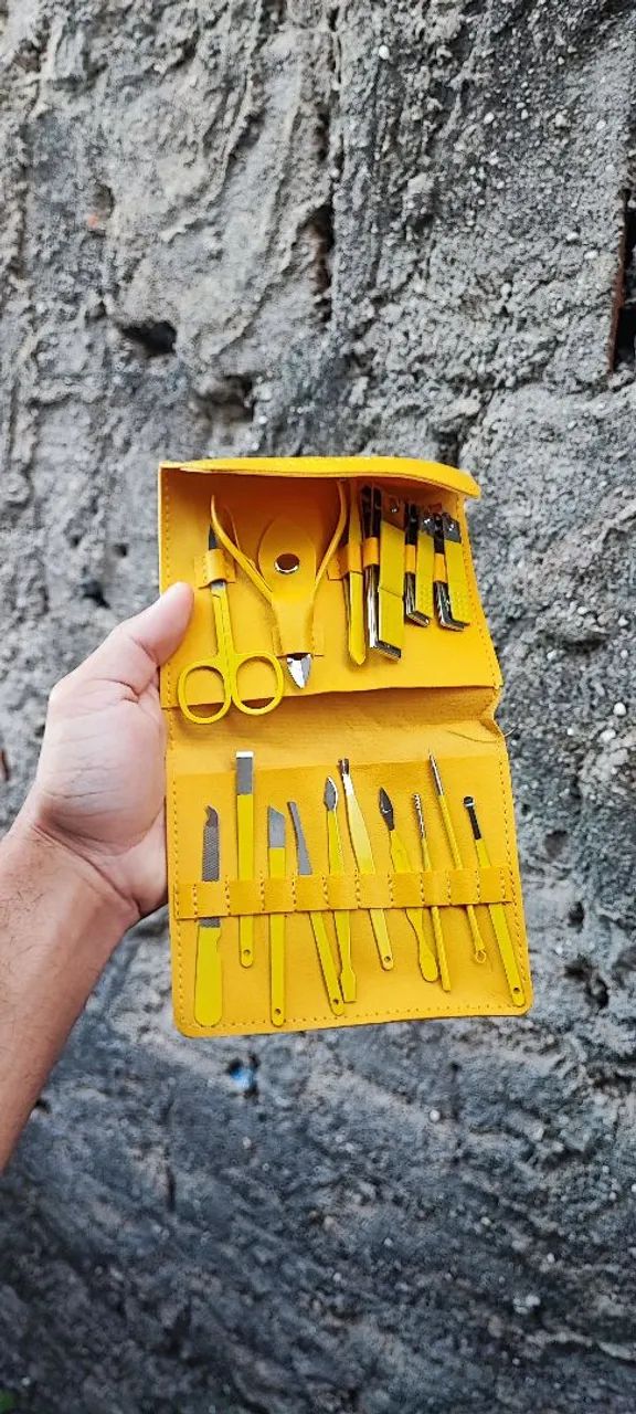 Kit com 16 peças/cortador de Unhas em aço  - Foto 3