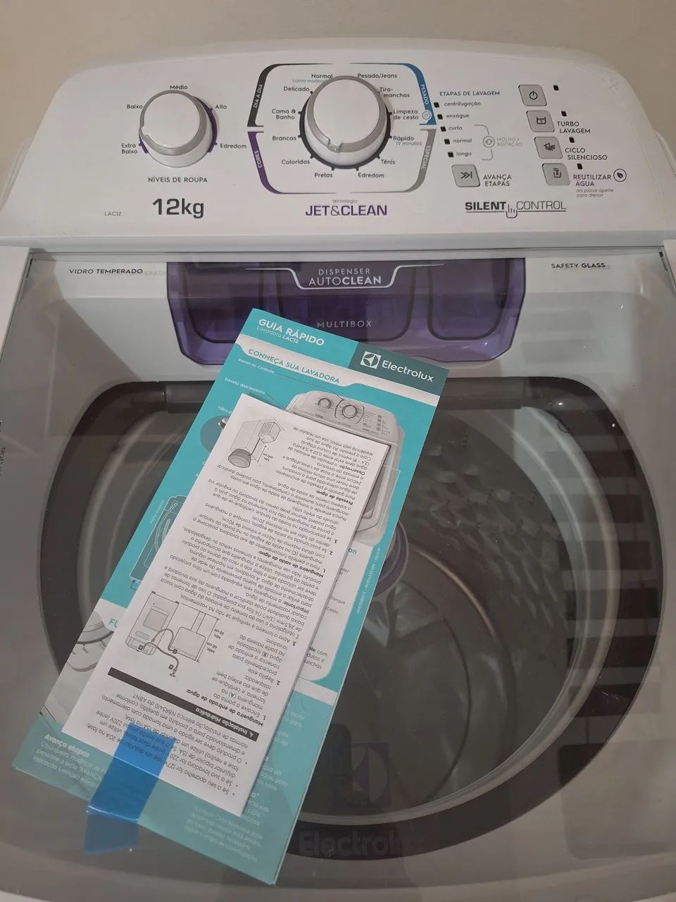 Máquina de lavar Electrolux 12kg turbo econômica com cesto inox (LAC12) - Foto 4