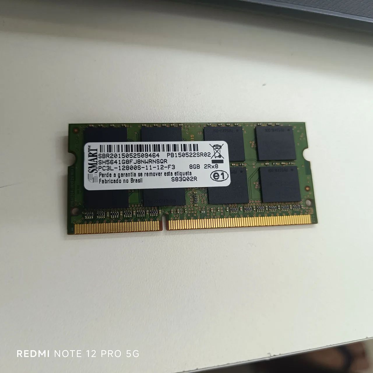 Memória DDR4 8 GB Smart notebook