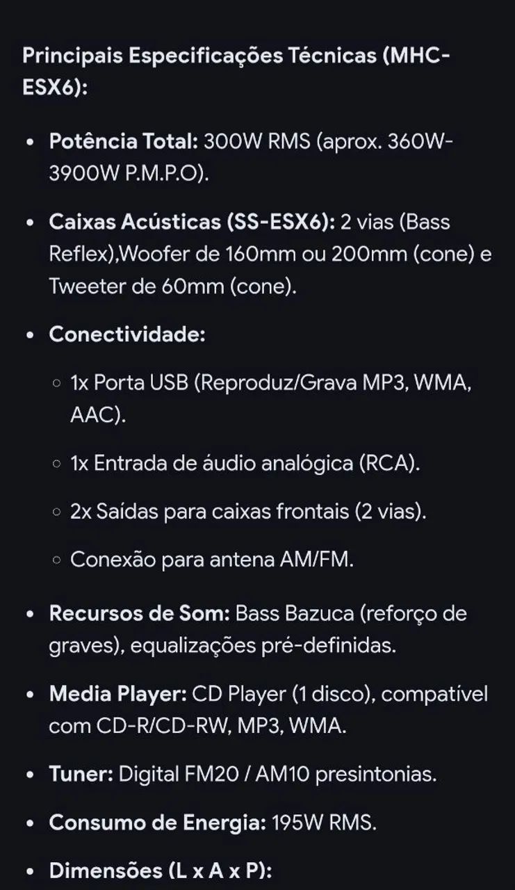 Som SONY 415985713557032965
